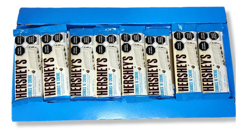 Hersheys Caja Con 24 Barras 27g Chocolates Cookies And Cream