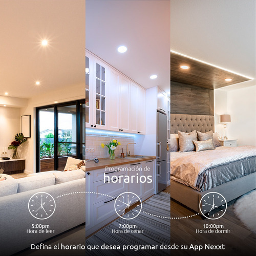 Nhb-w710 Luz Led Inteligente Empotrable Y Regulable Wi-fi