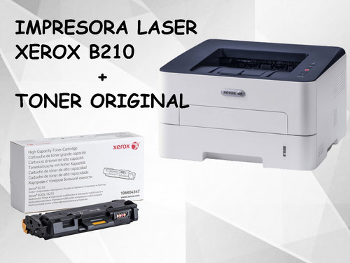 Combo Impr.dual Xerox Laser B210 Wifi/ethe A4+toner Original