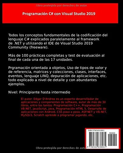 Programación En C#: With Visual Studio 2019