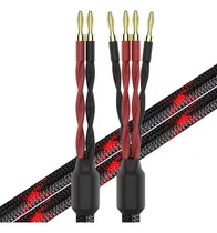 Comprar Cable De Altavoz Bicable K4b-2b (2 Conectores Tipo Banana -
