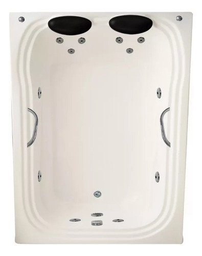 Banheira 1,70 X 1,10 X 0,37 Com Hidromassagem E Acionador
