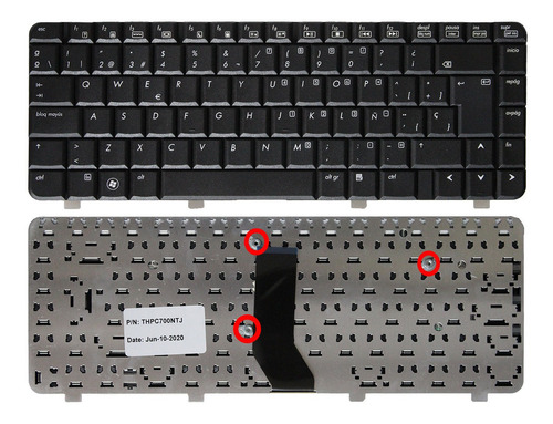 Teclado Hp Compaq Presario C700 C700t C701tu Negro Español