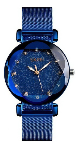 Skmei - Reloj 9188sbu Análogo Para Mujer