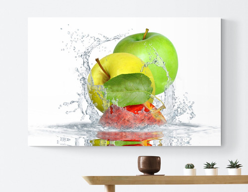 Cuadro Para Comedor, Manzanas 100 X 70 Cm 