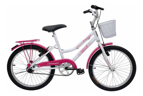 Bicicleta Infantil 20 Princess Branco/pink Cairu