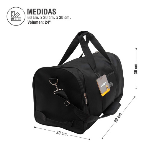 Imagen 3 de 7 de Bolso Viaje Grande Reforzado Urbano Deportivo Hombre Mujer