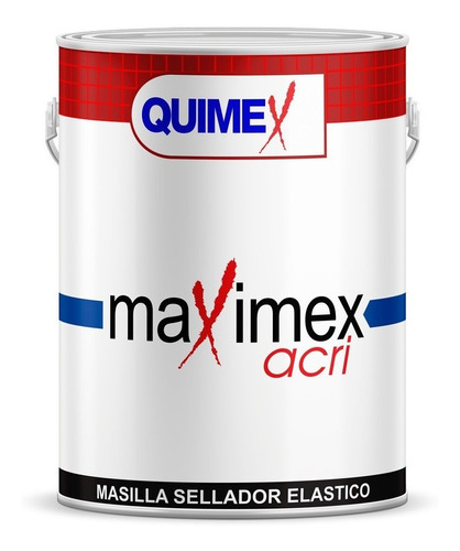 Masilla Masimex Acri Sellador De Fisuras 5 Kg Quimex Pintura