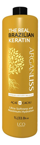 Argan Liss Alisado The Real Brazilian Keratin Acai+cacao 1lt