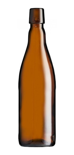 Garrafa Para Cerveja Kombu-chá + Tampa Flip Top Belga 550ml