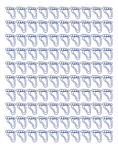 Clips De Papel Con Forma De Pie, 100 Unidades, Antideslizant