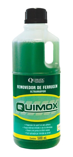 Removedor De Ferrugem Quimox 500ml Quimatic Ra01