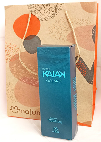 Gel 2 En 1 Para Barbear Y Pos Barba Kaiak Oceano Natura 100g