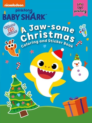 Libro Baby Shark: A Jaw-some Christmas Coloring And Stick...