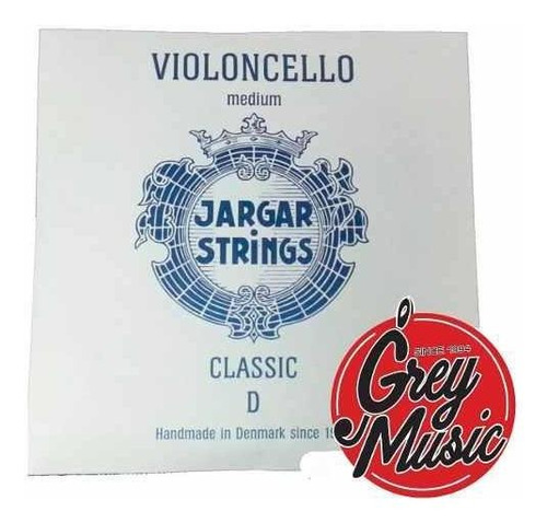 Cuerda Suelta Para Cello 4/4 Jargar Classic 2da D Re