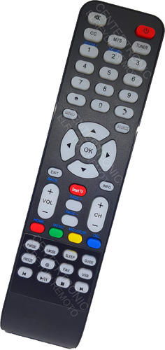 Control Remoto Smart Tv Para Minisonic Min-3200-sm Hd