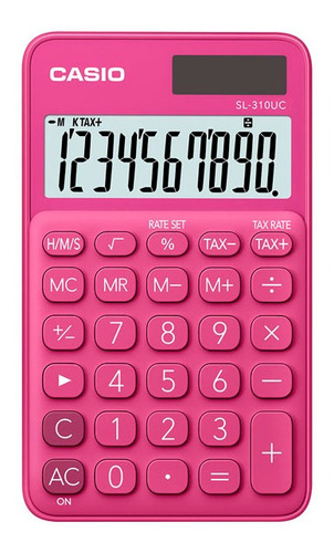 Calculadora Casio Portátil Sl-310uc-rd