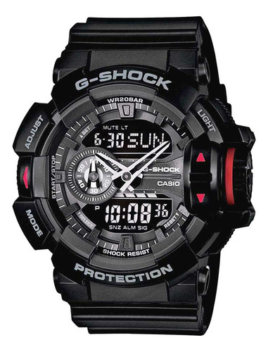 Reloj Casio G-shock Ga400-1b En Stock Original Con Garantía