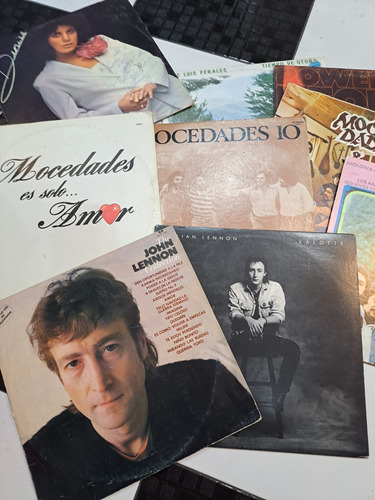 Lote De Discos 10 Lp Mocedades Beatles John Lennon.