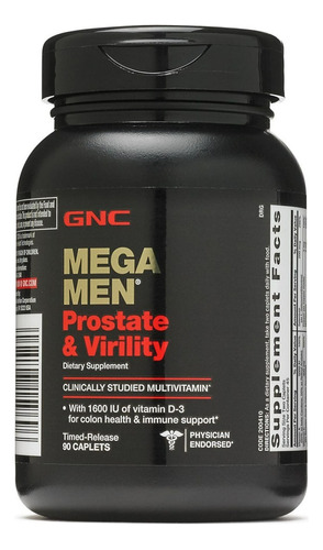 Mega Men Prostate & Virility - Gnc - 90 Capsulas