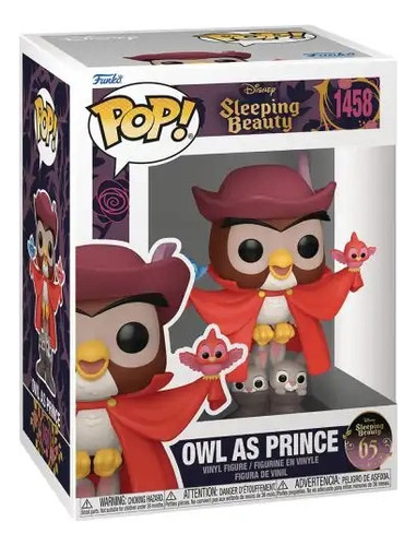 La Bella Durmiente 65th  Búho Como Príncipe Funko Pop! #1458