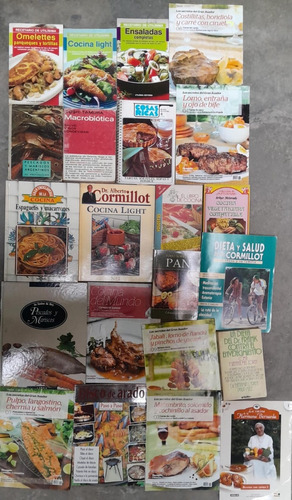 Lote De Cocina 22  Ejemplares  Libros Y Revistas 