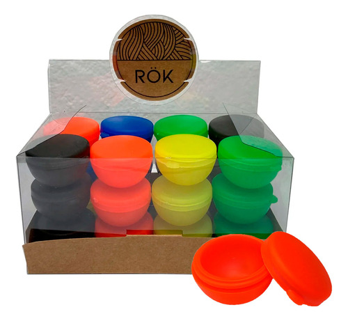 Caixa Slick Rok Neon 8 Ml C/24 Sabor Sem sabor