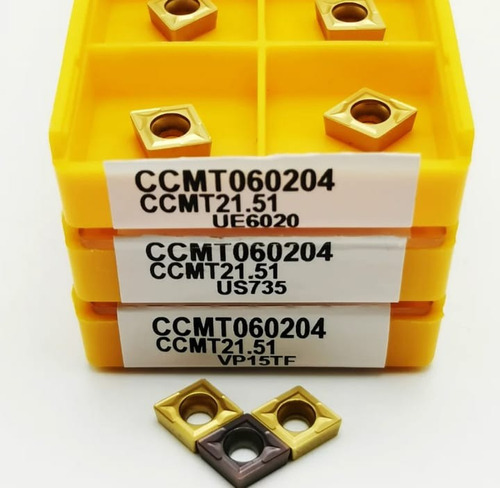 Ccmt060204 Insertos De Torno Mitsubishi/ Caja X 10 Unidades 