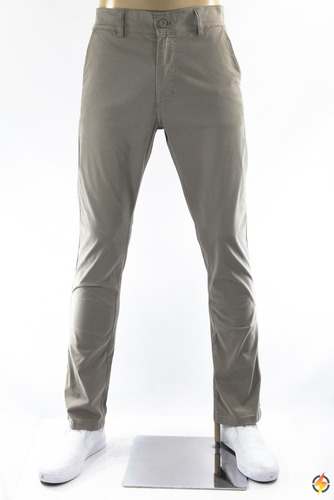 Calça Social Masculina Sarja Caqui Bivik  Ref:0070050