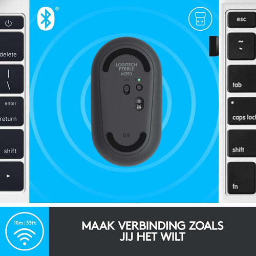 Ratón Inalámbrico Portátil Logi Pebble M350 Con O ...