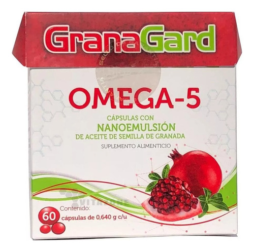 Granagard Omega 5 Nanotecnología Aceite Granada 60ct Mer Env