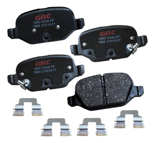 Balatas Traseras Fiat 500 2009-2010-2011-2012-2013-2014 Grc