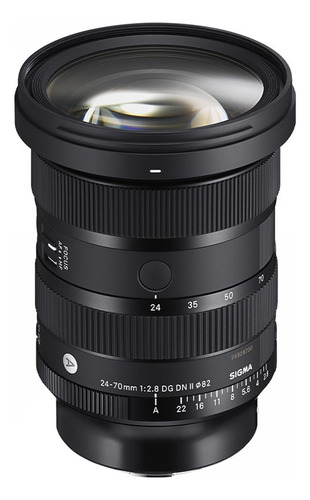 Lente Sigma 24-70 mm F2.8 Dg Dn Ii Art Sony E Frame, cor preta