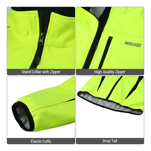 Chaqueta Ciclista Para Invierno, Ropa De Abrigo Transpirable
