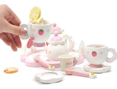 De Comida De , De Té De Fresa, De Platos De Taza De Caldera