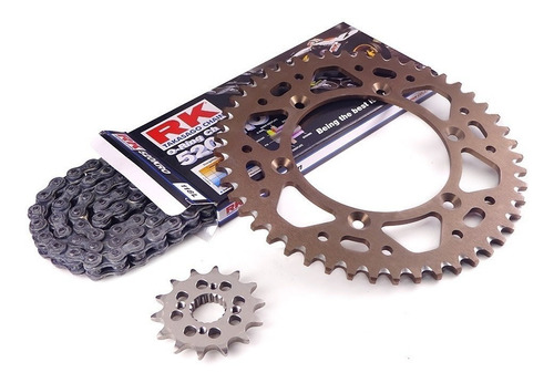 Kit Transmision Bmw G 450 X Enduro Cadena Rk Oring