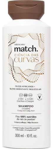Kit Shampoo E Condicionador Leave Match Ciência Das Curvas