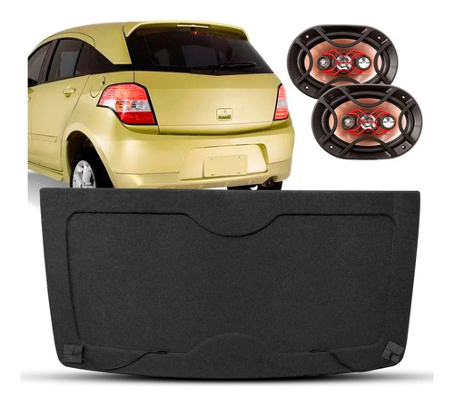 Tampão Porta Malas Gm Agile 10 11 12 13 14 + Alto Falante 69