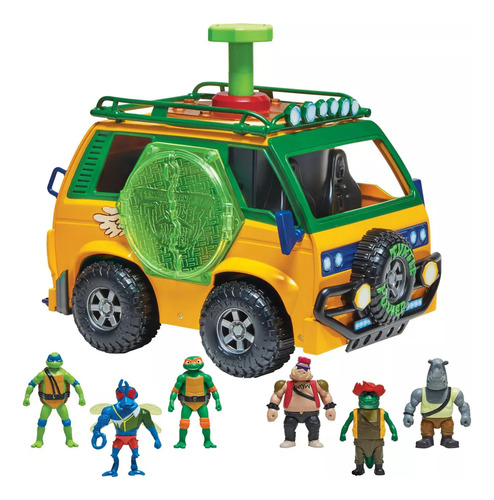 Estación De Juego Mutations De Las Tortugas Ninja 6 Figuras