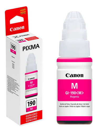 Tinta Canon Gi-190 Magenta 70ml.