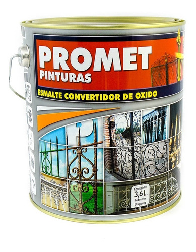 Esmalte Convertidor De Oxido Promet 3.600 Lt Pintura