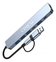 Comprar Hub Cimexi Usb C 7 En 1 Multiplicador Puertos Usb Y Usbc