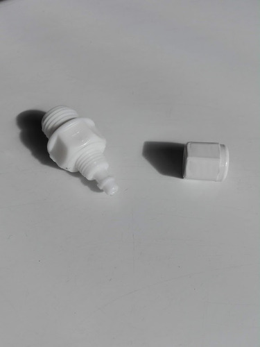 Imagen 5 de 6 de Conector Rosca 1/4 Para Manguera 6 Mm Heladeras Dispenser