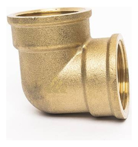 Codo 90° Bronce Rosca Hh 1/2 A 1/2 Alarsa Para Agua