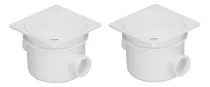 Comprar Cajas (2) Registro Economica Pvc Para Iluminacion Albercas
