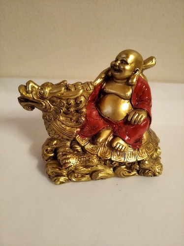 Figura Buda Capa Roja Feng Shui