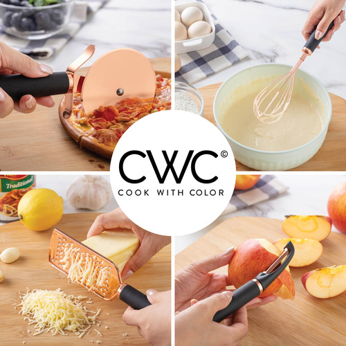 Set De Utensilios De Cocina Cook Con Color Cobre Y Acero Ino