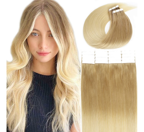 Caliee Extensiones De Cabello Humano Con Cinta Ombre T12-60