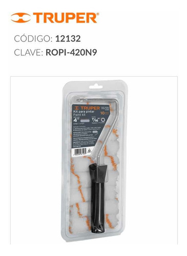 Imagen 1 de 5 de Rodillos Para Pintar Kit De 9 Repuestos Mini Rodillo Truper