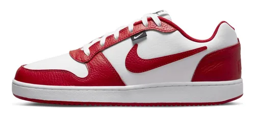Tenis Para Hombre Nike Ebernon Low Premium Blanco rojo Env o gratis
